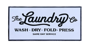 Laundry Metal Sign