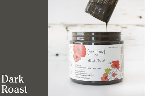 Dark Roast - All-In-One Chalk-Style Paint - 4oz. - 16oz. - 32oz.