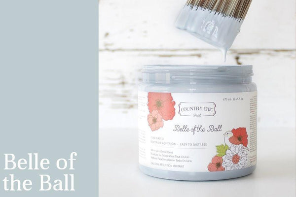 Belle of The Ball - Chalk Style Paint for Furniture, Home Decor, DIY, Cabinets, Crafts - Eco-Friendly All-In-One Paint