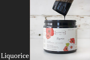 Liquorice - All-In-One Chalk-Style Paint - 4oz. - 16oz. - 32oz.