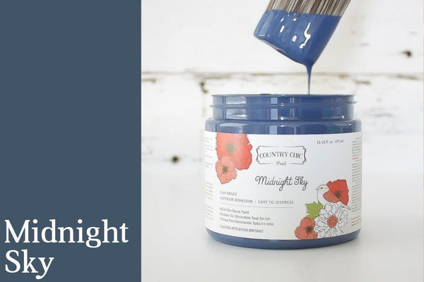 Midnight Sky - All-In-One Chalk-Style Paint - 4oz. - 16oz. - 32oz.