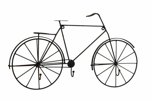 Large Bicycle Key Holder - Antique Black