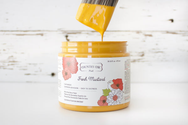 Fresh Mustard - All-In-One Chalk-Style Paint - 4oz. - 16oz. - 32oz.
