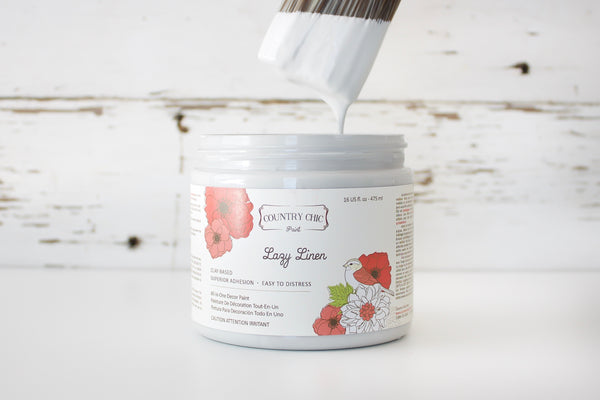 Lazy Linen - All-In-One Chalk-Style Paint - 4oz. - 16oz. - 32oz.