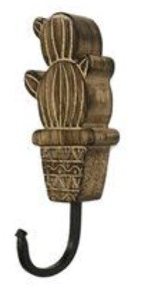 Wood Cactus Wall Hooks