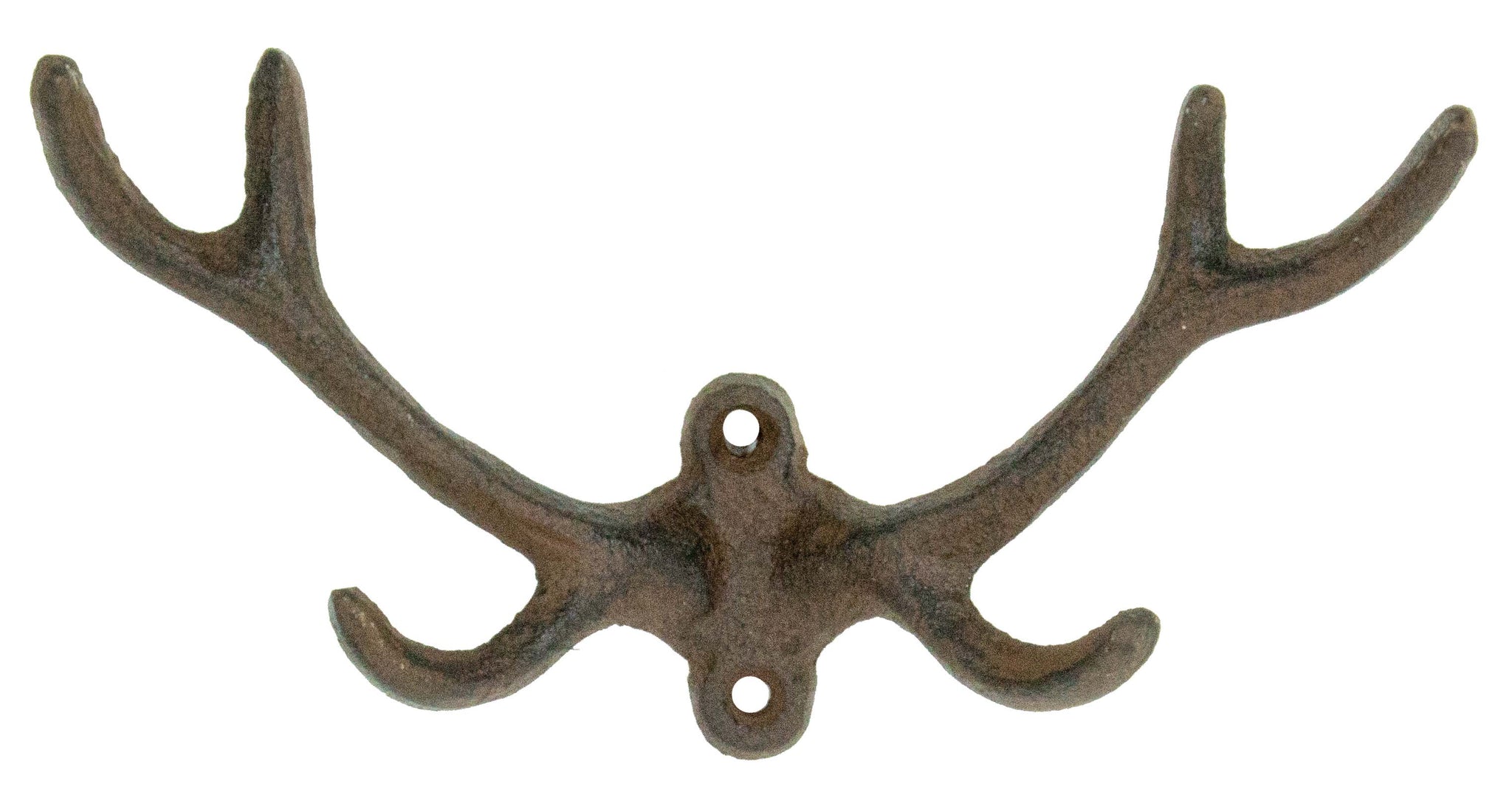 Deer Antler - Multi Hook - Antique Brown