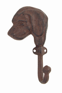 Dog Hook - Single Hook - Antique Brown