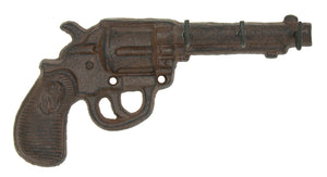 Pistol Key Rack - Three Key Holder - Antique Brown