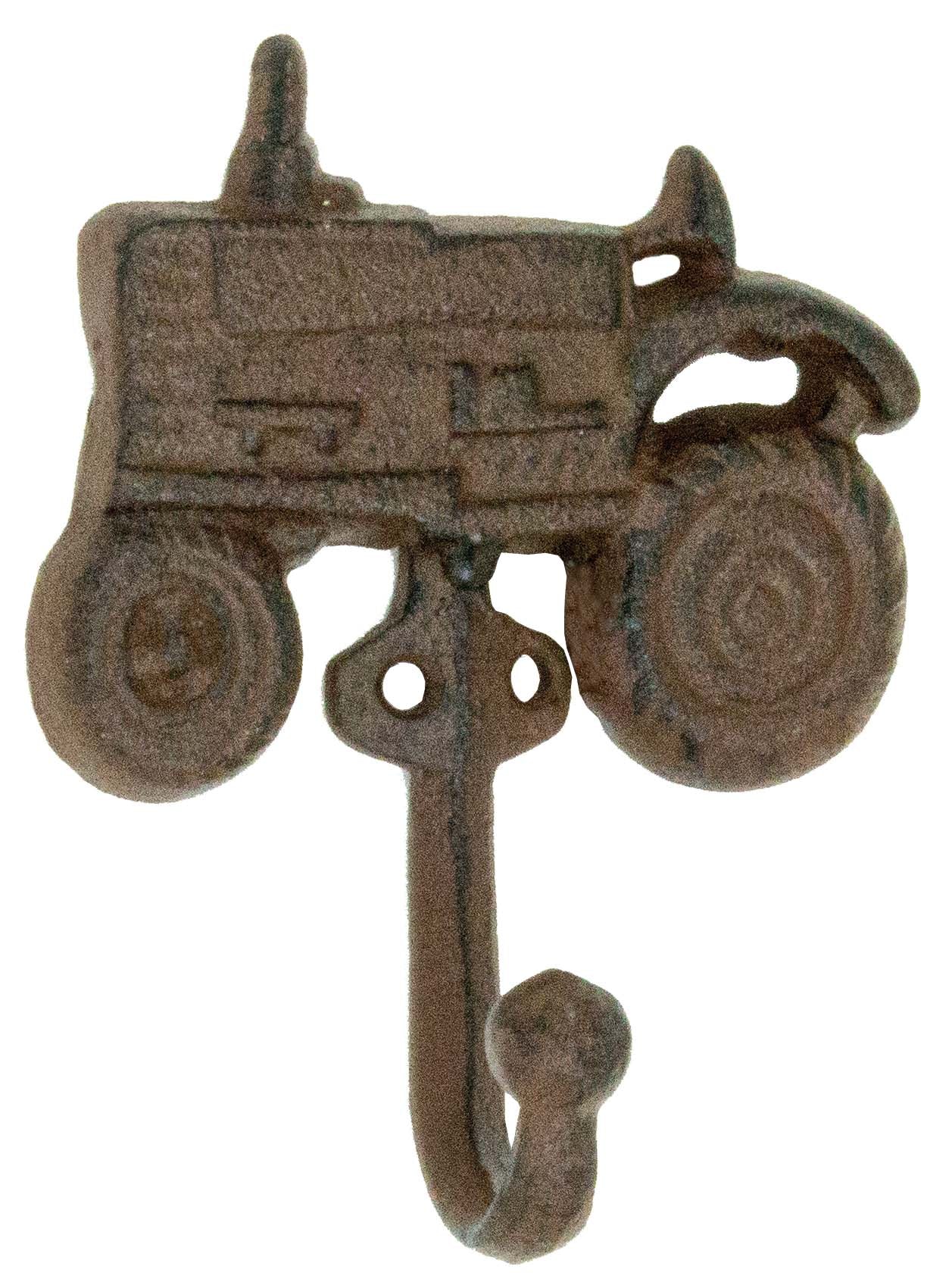 Tractor Hook - Single Hook - Antique Brown