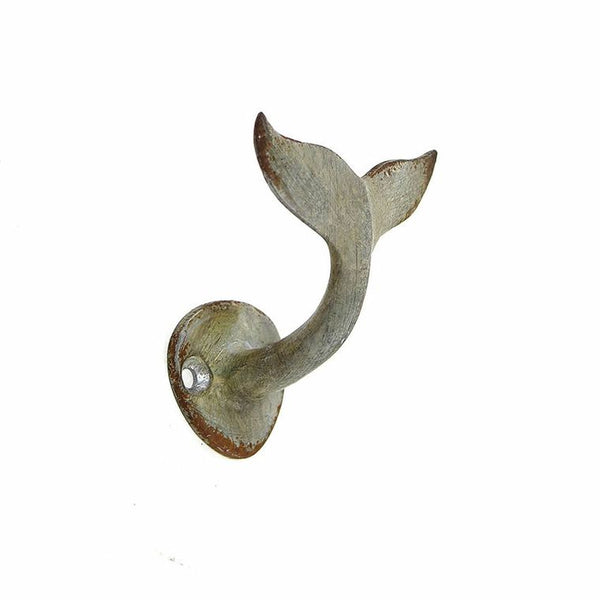 Rust Finish Whale Wall Hook